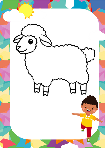 Animals Coloring Book - ChromaCalms
